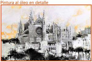 Cuadro al Óleo Catedral Palma de Mallorca