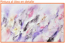 Cargar imagen en el visor de la galería, Cuadro Tríptico Abstracto Fucsia y Violeta
