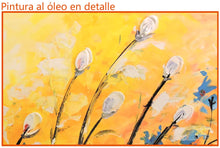 Cargar imagen en el visor de la galería, Cuadro al Óleo Flores Silvestres Amarillo
