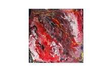 Cargar imagen en el visor de la galería, Cuadro Acrílico Abstracto Rojo Pastel
