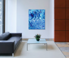 Cargar imagen en el visor de la galería, Cuadro Acrílico Abstracto Azul
