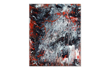 Cargar imagen en el visor de la galería, Cuadro Acrílico Abstracto Blanco y Rojo
