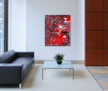 Cargar imagen en el visor de la galería, Cuadro Acrílico Abstracto Rojo

